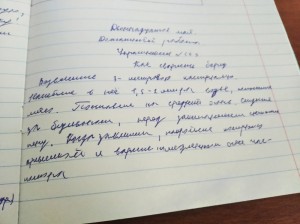 Create meme: Russian language, beautiful handwriting in the notebook, literature