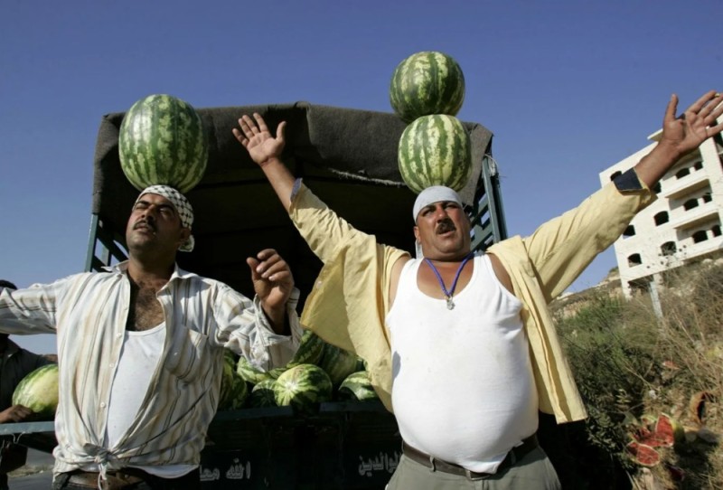 Create meme: watermelon , seller watermelon, people 