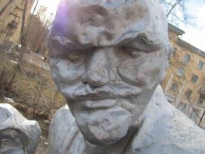 Create meme: the monument to Lenin, a bust of Lenin