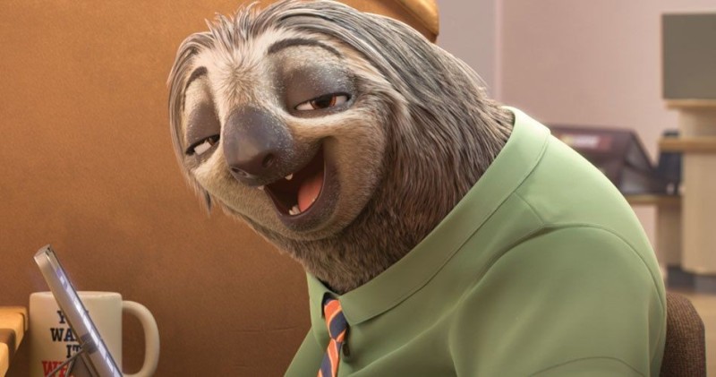 Create meme: blitz from zveropolis, sloth from the movie zeropolis, From Zveropolis the sloth