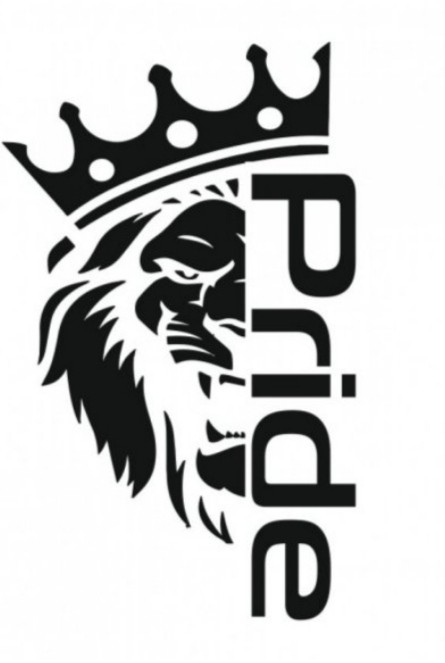 Create meme: lion sticker with crown, pride with a lion sticker, pride sticker