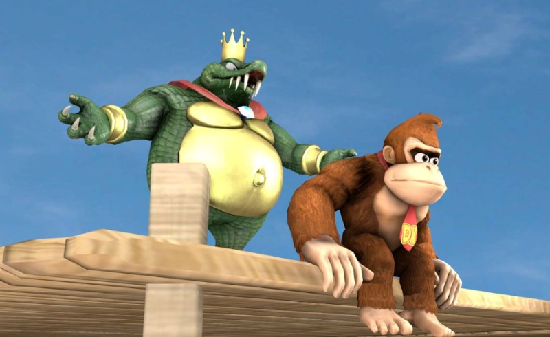 Create meme: donkey kong , donkey kong, king k rool and donkey kong