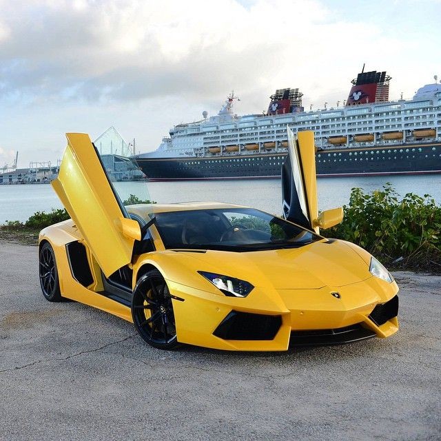 Create meme: lamborghini Aventador yellow, lamborghini aventador , lamborghini 