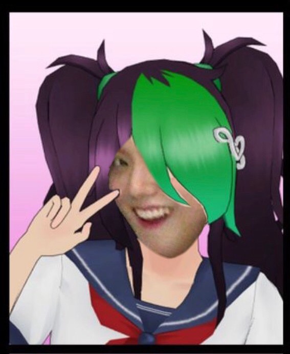 Create meme: aoi yandere simulator, yandere simulator mei mio, kizana Sunobu Yandere simulator