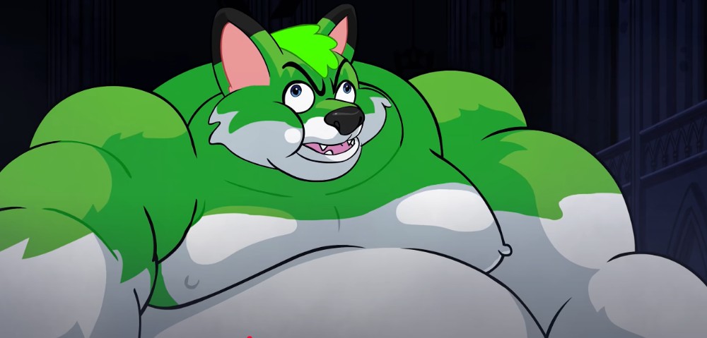 Create meme: Furry wolf jock, the jock wolf, fat furry wolf inflation