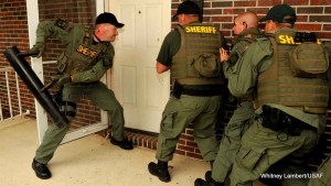 Create meme: police breaking down door meme, sheriff raid, battering ram police