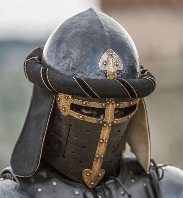 Create meme: crusader helmet, knight's helmet armet, medieval helmet armet