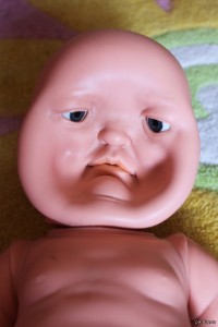 Create meme: dank meme baby, funny face dolls, Child