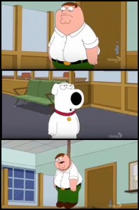 Создать мем: family guy brian, гриффины мег и куагмир, гриффины