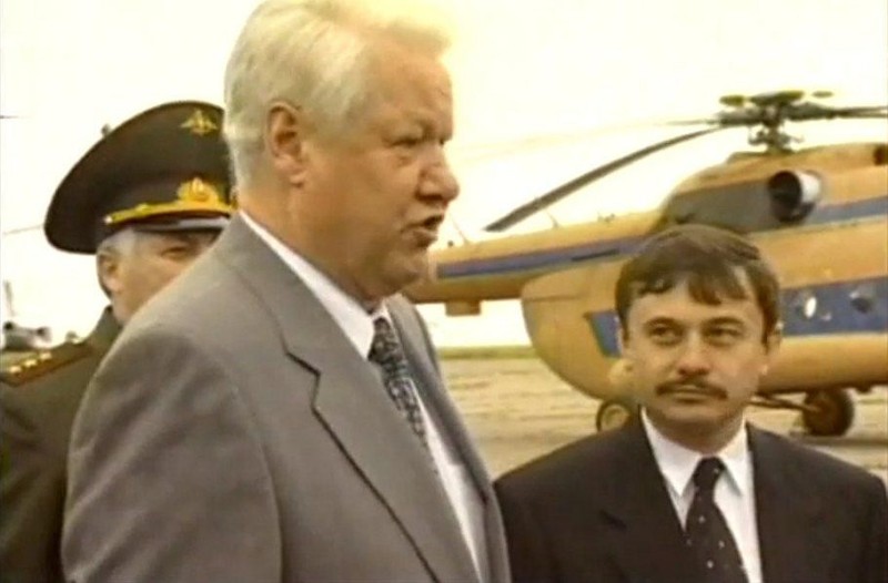 Create meme: boris yeltsin, Anatoly Borisovich Chubais, Yeltsin 