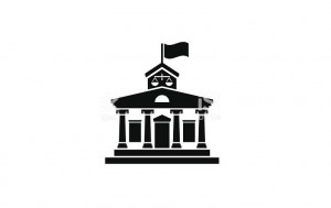 Create meme: the Bank of PNG images, the icon court building, logo building with columns blue