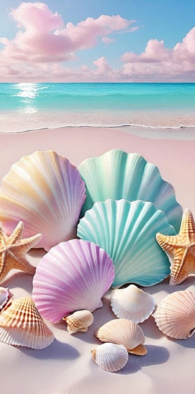 Create meme: The seashell sea, A beautiful shell, seashell