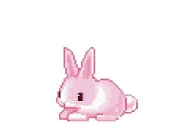 Создать мем: эмодзи, милые пиксельные рисунки, pink bunny