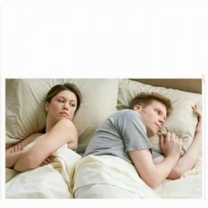 Create meme: People, in bed, a meme all about your broads think
