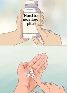 Create meme: hard to swallow, hard to swallow pills
