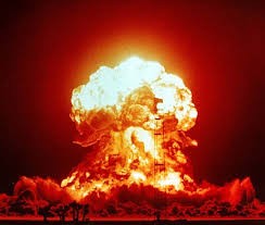 Create meme: nuclear weapons , the explosion , the shock wave of a nuclear explosion