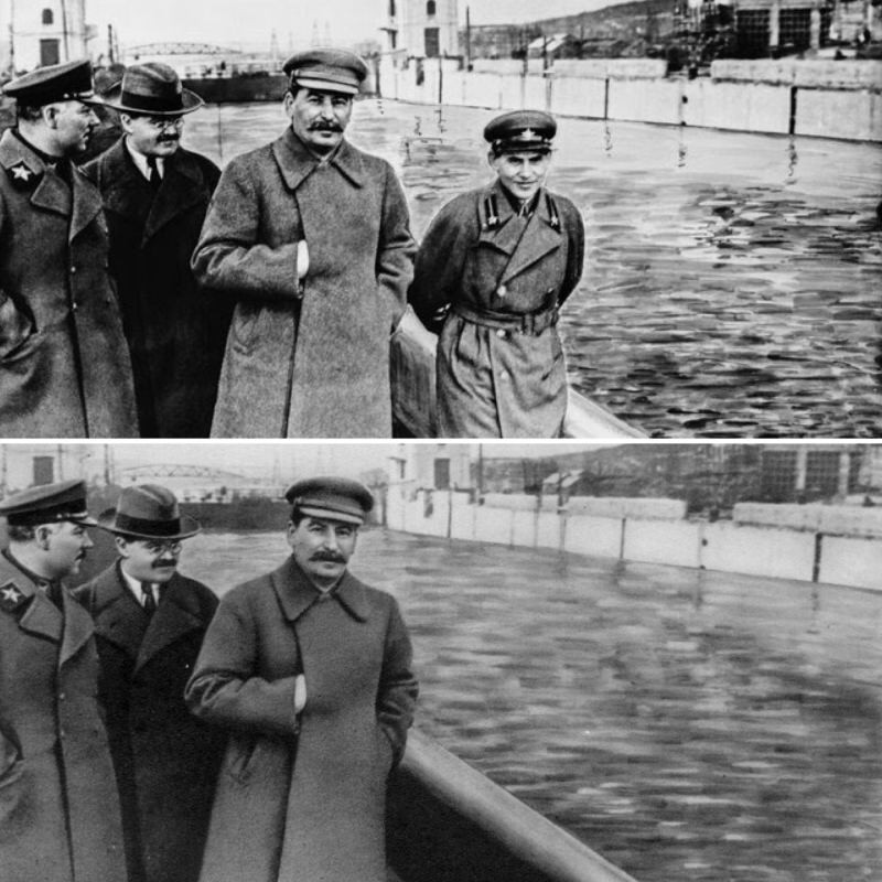 Create meme: Stalin Yezhov Molotov Voroshilov, photo of Stalin, Stalin the beginning