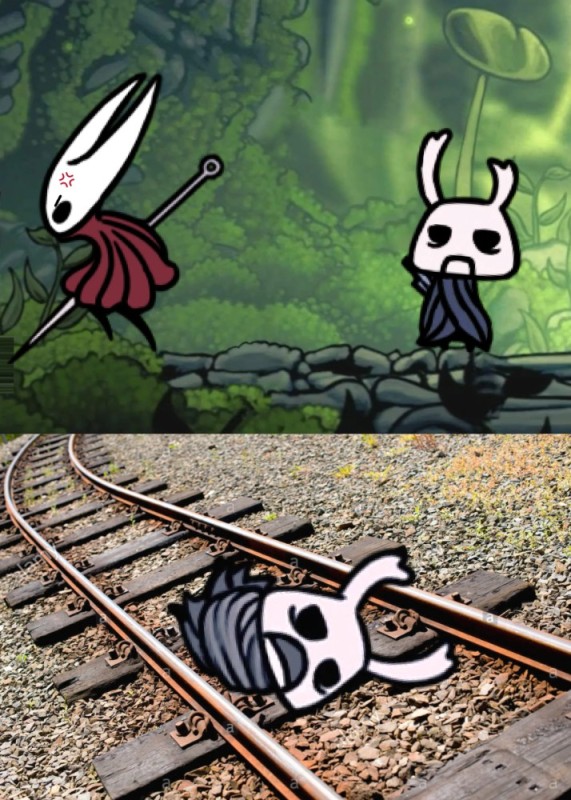 Create meme: hollow knight hollow knight, hollow knight hornet, hollow knight silksong