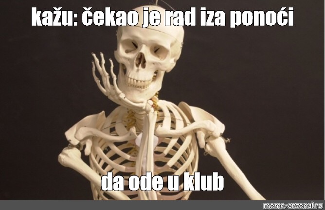 Skeleton meme