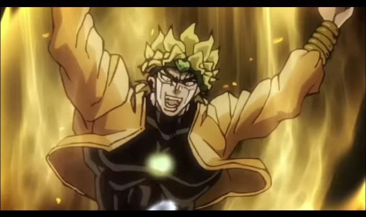 Create meme: dio jojo, dio laughs jojo, dio 