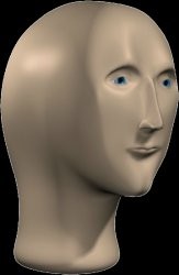 Create meme: face, 3 d model of a human head, human head