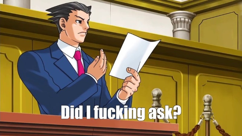 Create meme: ace attorney Phoenix I protest, ace attorney 7, phoenix wright ace attorney trilogy