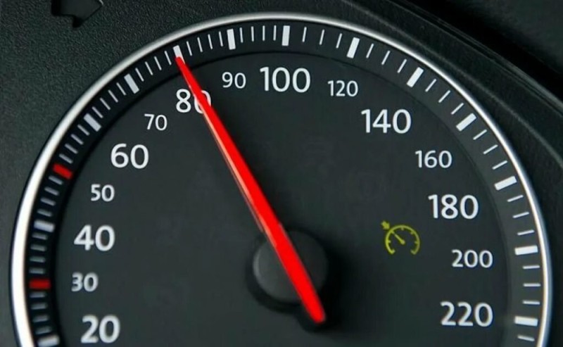 Create meme: speeding, speed , car speedometers