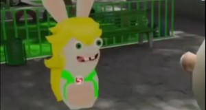 Create meme: Rabid rabbits: Invasion, mario rabbids