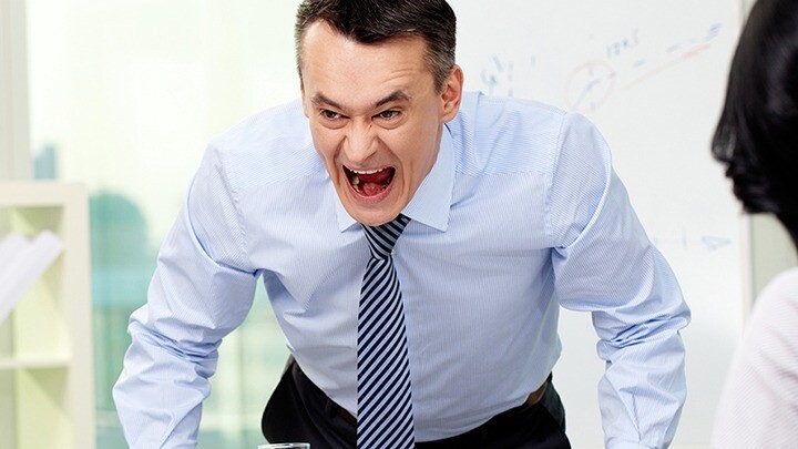 Create meme: evil head , A man is screaming in the office, a screaming man in the office