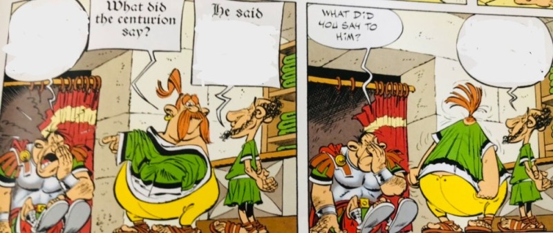 Create meme: asterix and son comics, comics about asterix and obelix, asterix 