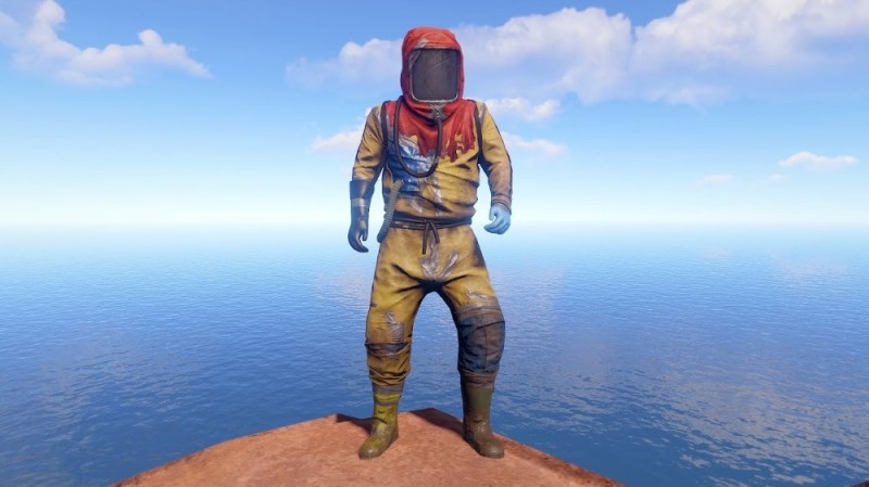 Create meme: rust anti-radiation suit, Hazmat rast, rust 