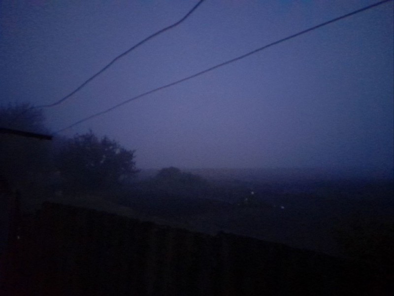 Create meme: thick fog , Into the fog, dark fog