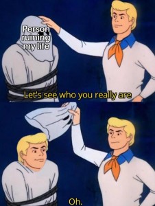 Create meme: Scooby Doo meme takes off the mask, Scooby-Doo, memes