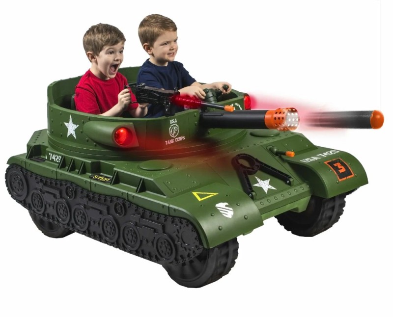 Create meme: toy tank, children's electric car tank, children's tank