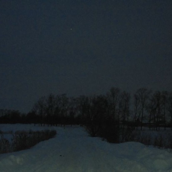 Create meme: night winter forest, darkness, winter road