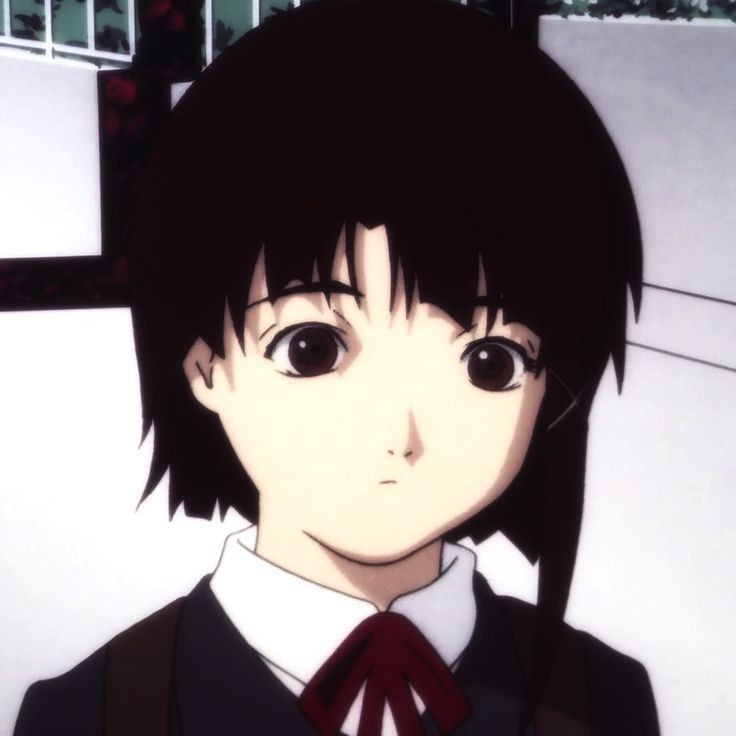 Create meme: experiments lane, serial experiments lain, lane iwakura anime