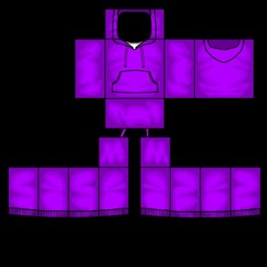 Purple Jacket Roblox Template