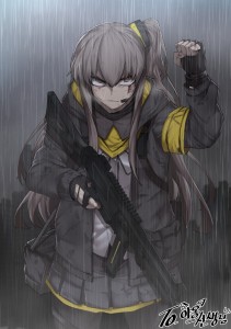 Create meme: m16a1 sangvis ferri girls frontline, girls frontline, ump 45 girls frontline