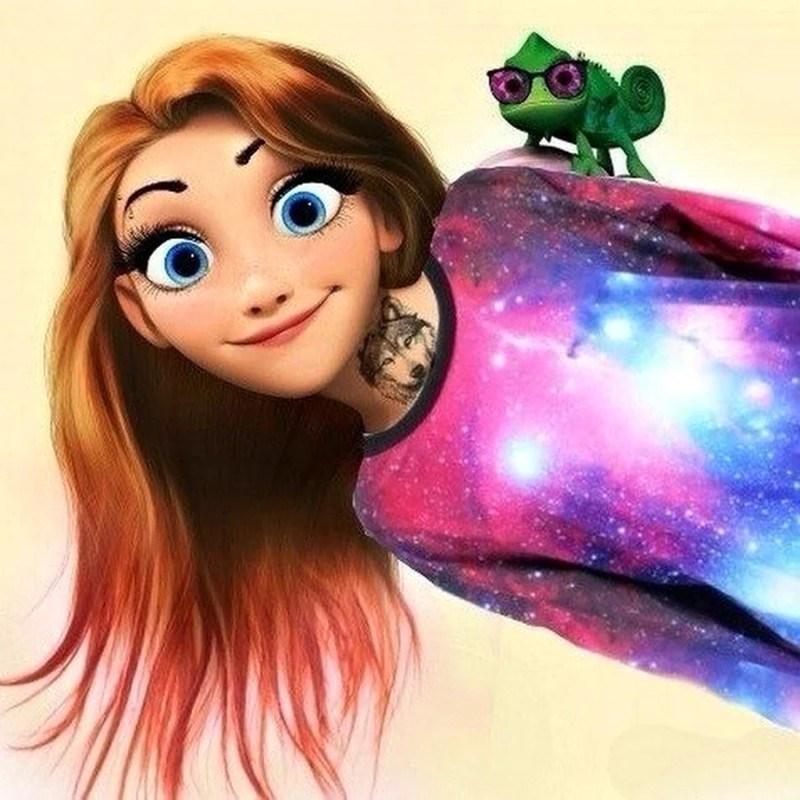 Create meme: The cool Rapunzel, Rapunzel heroes, Rapunzel in different images