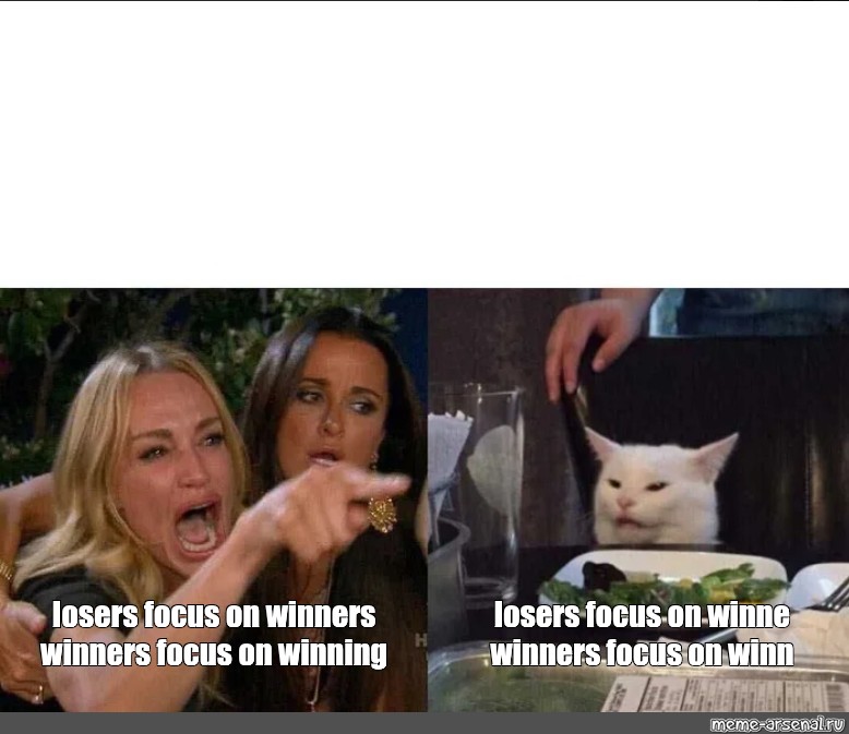 Сomics Meme: "losers Focus On Winners Winners Focus On Winning Losers ...