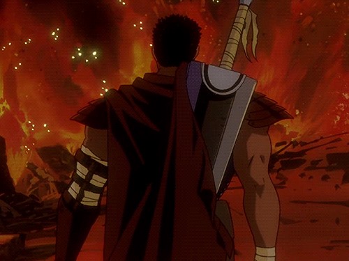 Создать мем: berserk, berserk 1997, гатс берсерк