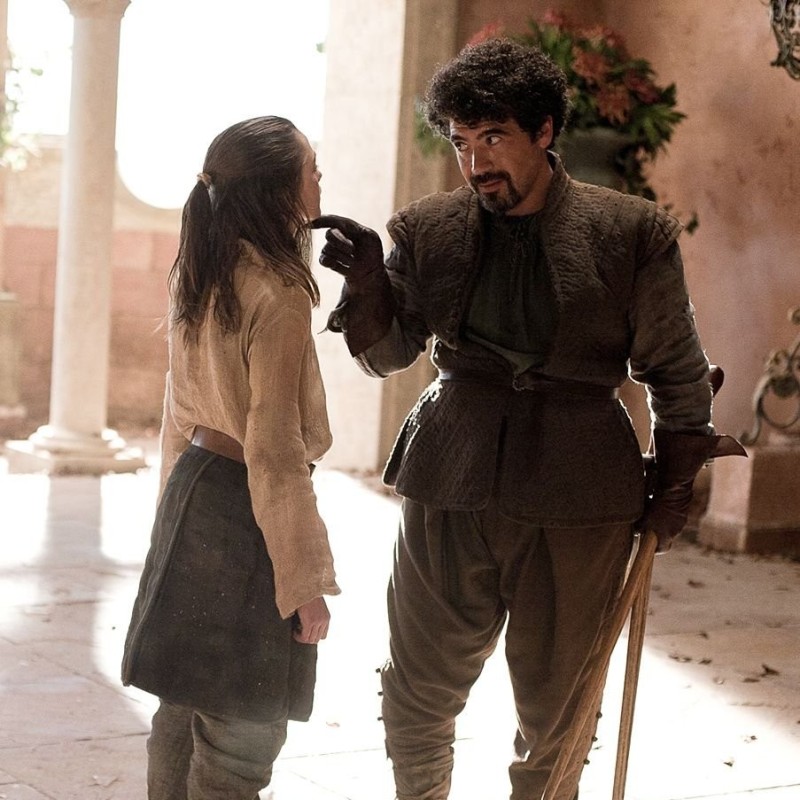 Create meme: syrio Forel, the series game of thrones , what do we say to the God of death