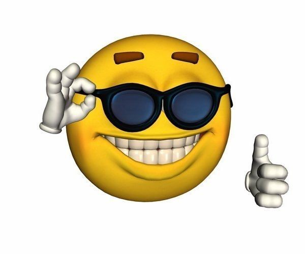 Create meme: smiley face with glasses meme, cool smiley with glasses, smiley with glasses