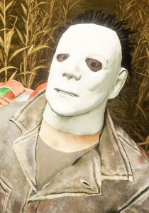 Create meme: the mask michael myers, the mask of Michael Myers a J. F. D., the mask of Michael Myers halloween h20