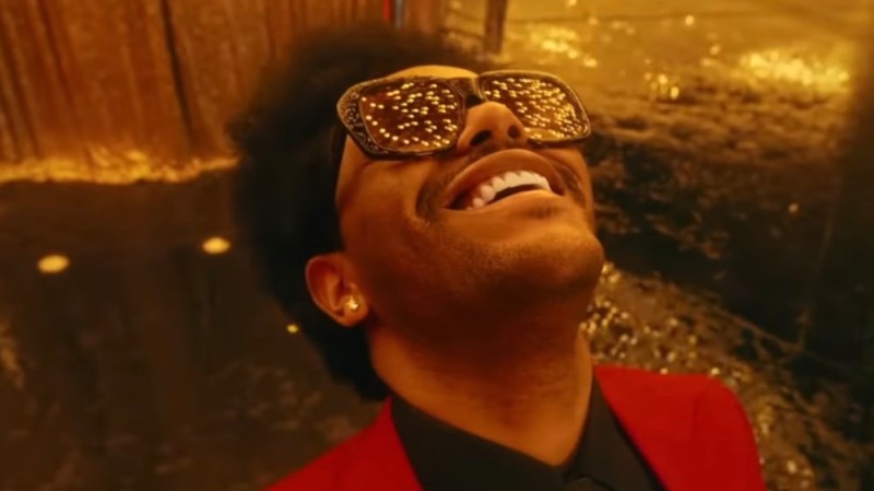 Create meme: The Weeknd in glasses lights, Meme with the Weeknd in glasses, the weeknd