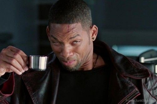 Create meme: meme will Smith , will Smith coffee, will Smith I robot meme