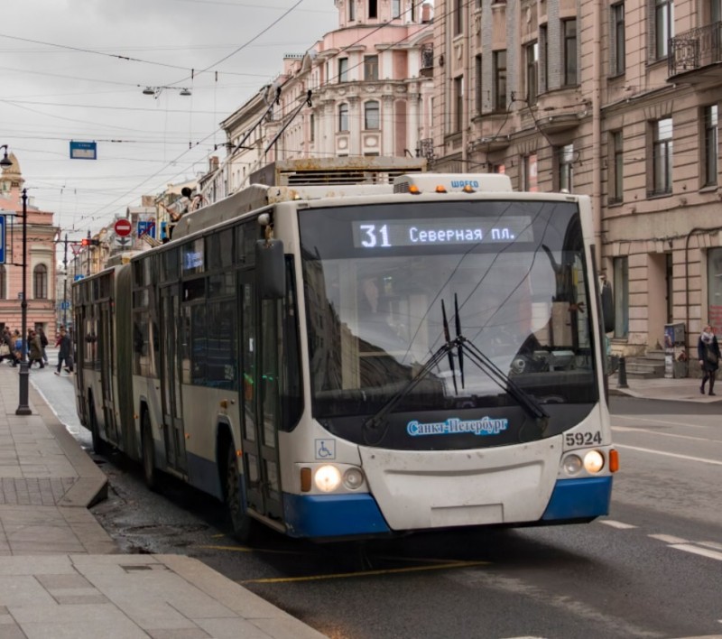 Create meme: trolleybuses, trolleybus, St. Petersburg trolleybus