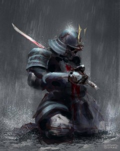 Создать мем: knight art, samurai, art samurai