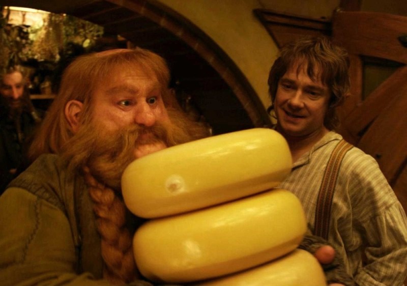 Create meme: Cheese is a joke, funny cheese, the Lord of the rings the hobbit