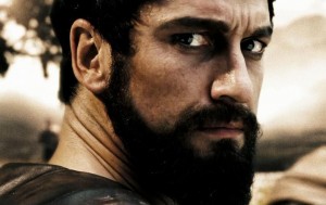 Create meme: Leonidas the 300 Spartans, king Leonidas, king Leonidas beard